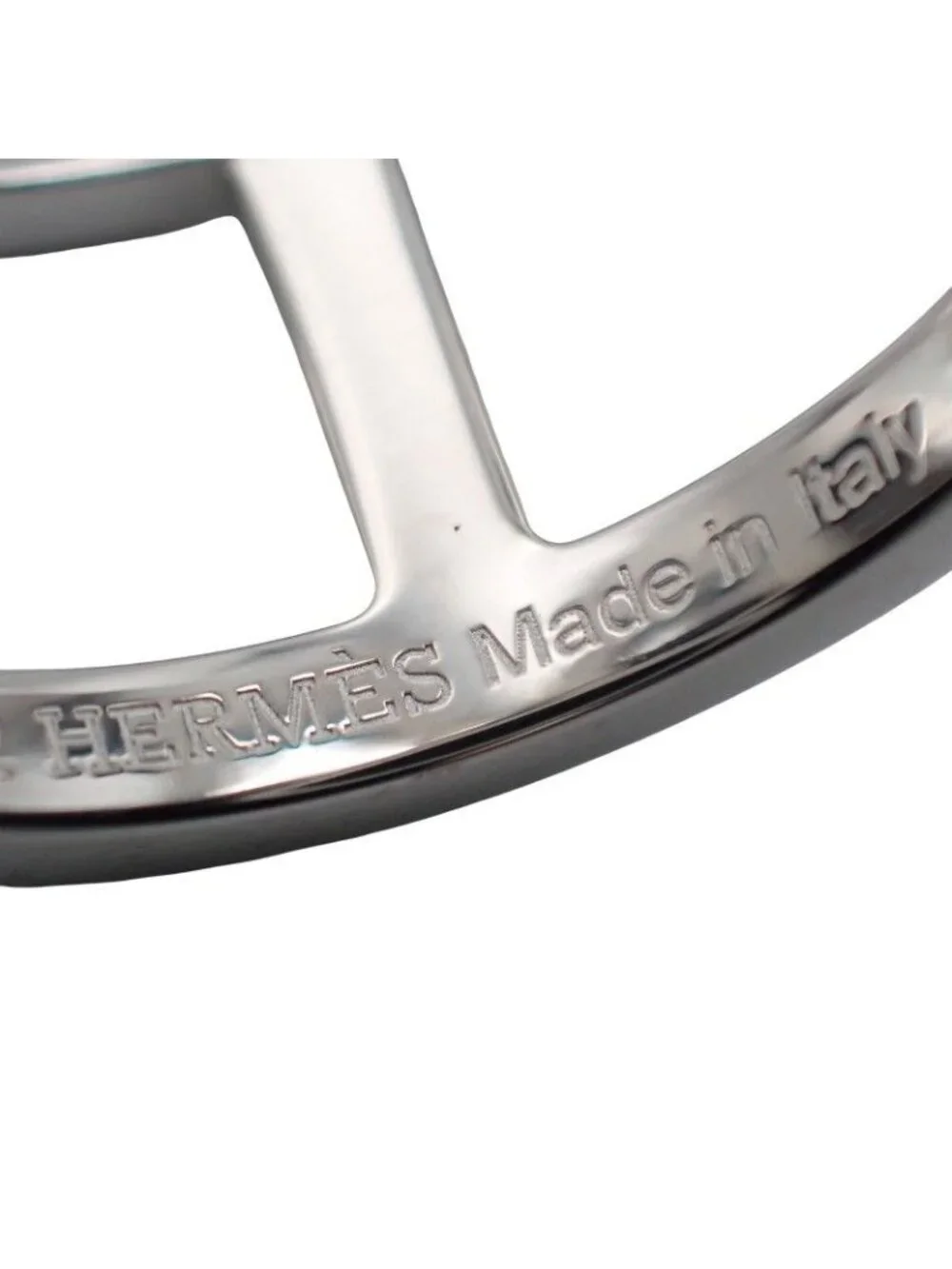 Hermes Ever Chaine D'Ancre 49 Ring 925 Sterling Silver with Simple Box